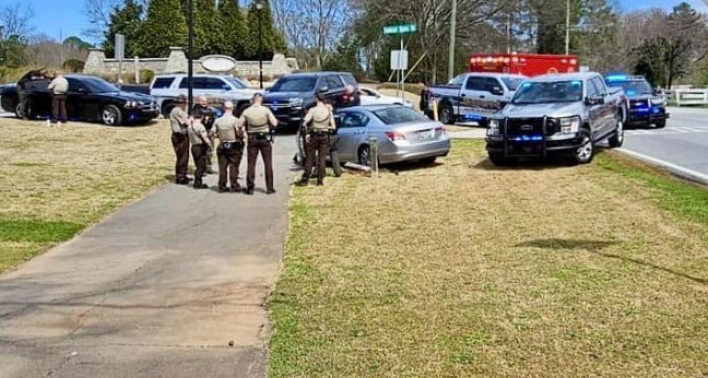 Juvenile Suspect Arrested After Stolen Vehicle Pursuit Ends in Crash in Fayette County