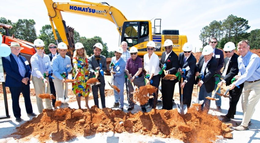 Groundbreaking Ceremony for Forever Young Aquaponics Facility