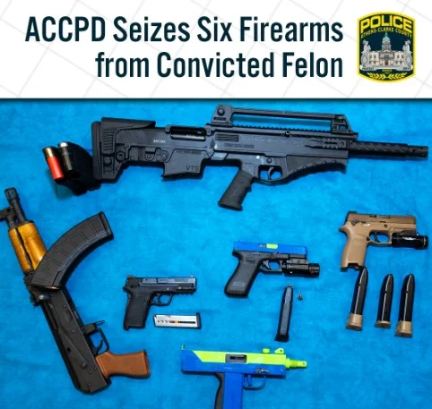 Police Seize Six Firearms in Athens Apartment Search