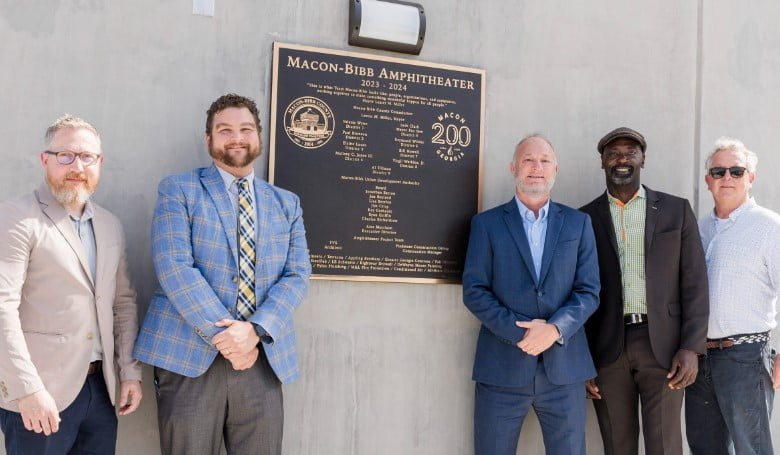 Macon-Bibb County Celebrates Unveiling of Dedicated Plaque at Atrium Health Amphitheater