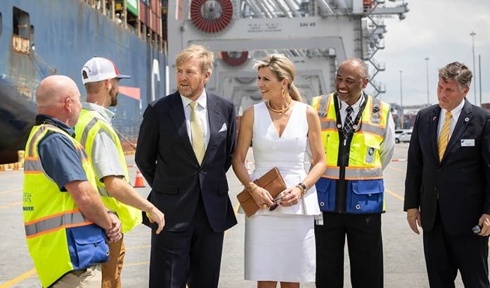 Georgia Ports Authority Hosts Dutch Royals, Explores Future of Global Trade