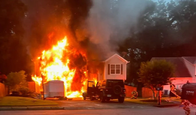 Lawrenceville Home Severely Damaged in Arson; Grandson Arrested After Fleeing Scene