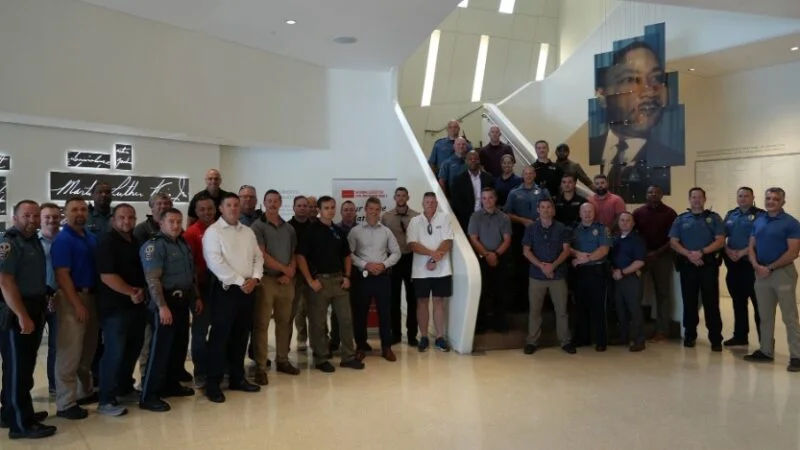 Gwinnett County Police Officers Visit National Center for Civil and Human Rights Museum