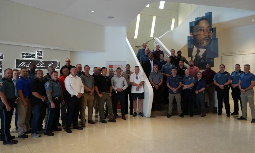 Gwinnett County Police Officers Visit National Center for Civil and Human Rights Museum