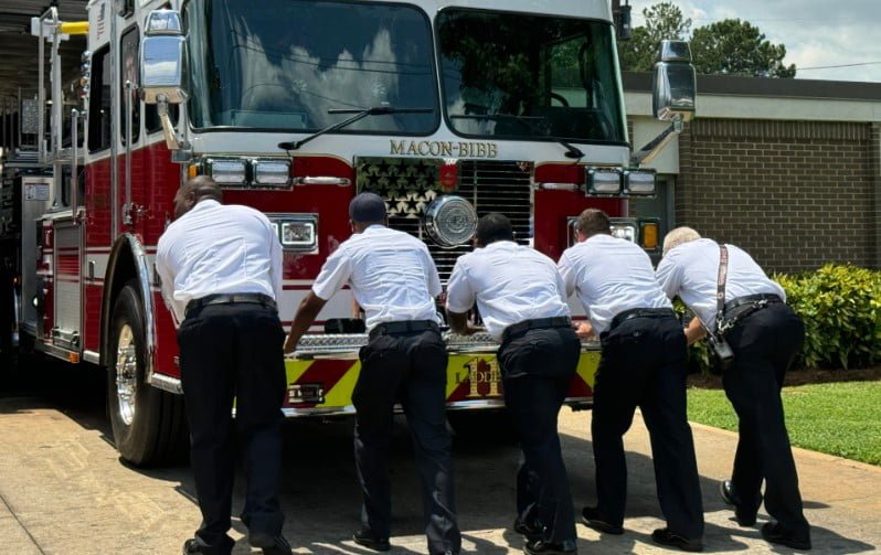 Macon-Bibb Fire Department Unveils New .3M Ladder Truck