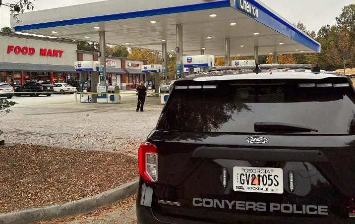 Armed Patron Shot Dead After Firing at Police During Gas Station Confrontation in Conyers