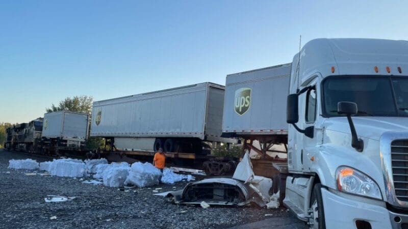 Train Collides with Stuck 18-Wheeler in Dalton