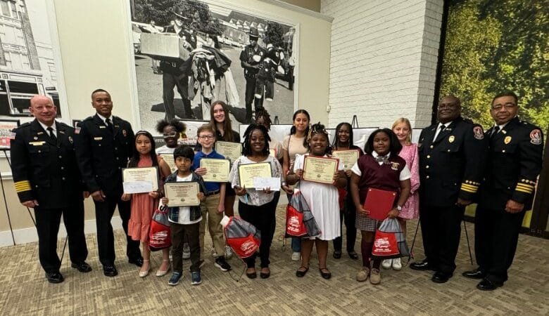 Macon Mall Hosts Fire Prevention Week Opening Ceremony, Showcasing Local Student Talent