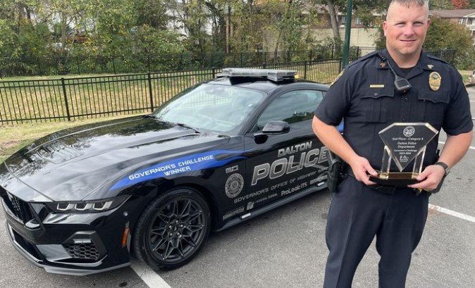 Dalton Police Department Wins New Ford Mustang Patrol Car at No Cost to Taxpayers