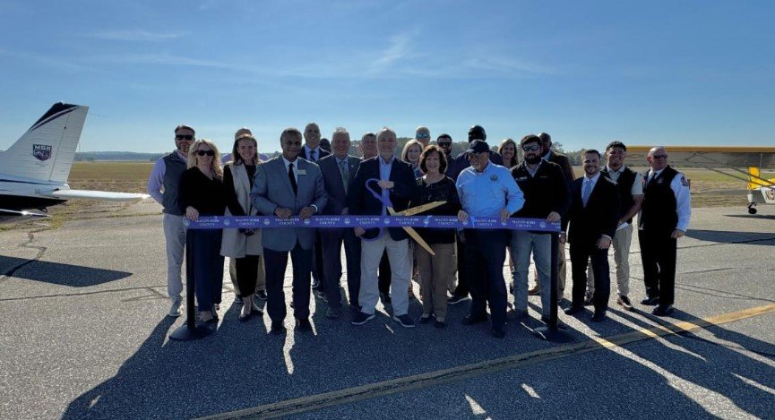 Macon Downtown Airport Celebrates Official Reopening of Runway 10-28 After .7 Million Renovation