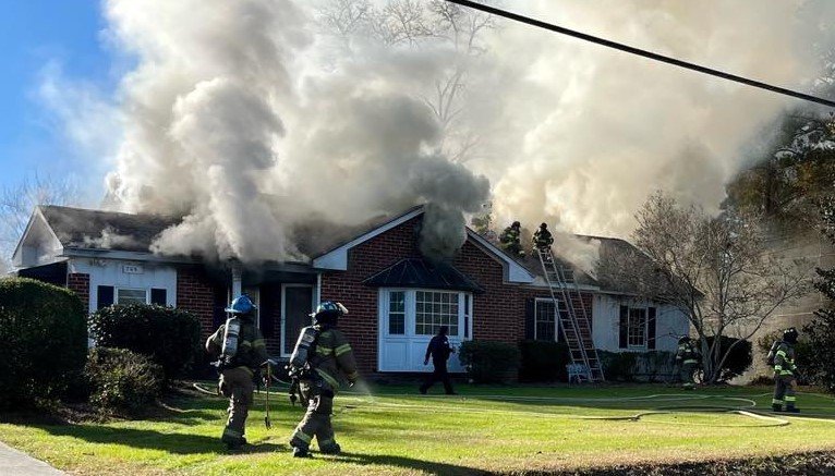 Bibb County SWAT Rescues Armed Barricaded Suspect from Burning Home