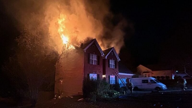 Gwinnett County Fire Crews Battle Two House Fires on December 2nd