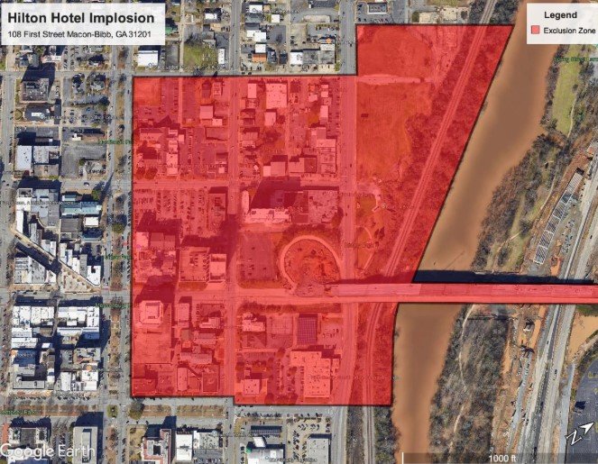 Macon-Bibb County to Host Forum on Abandoned Hotel Implosion in Downtown