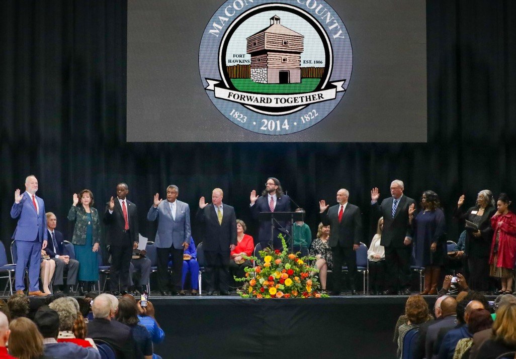 Macon-Bibb County Holds Inauguration Ceremony for New Leadership Team