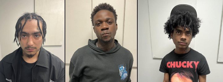 Three Arrested in Connection with Vehicle Break-ins and Stolen Firearm in Bibb County