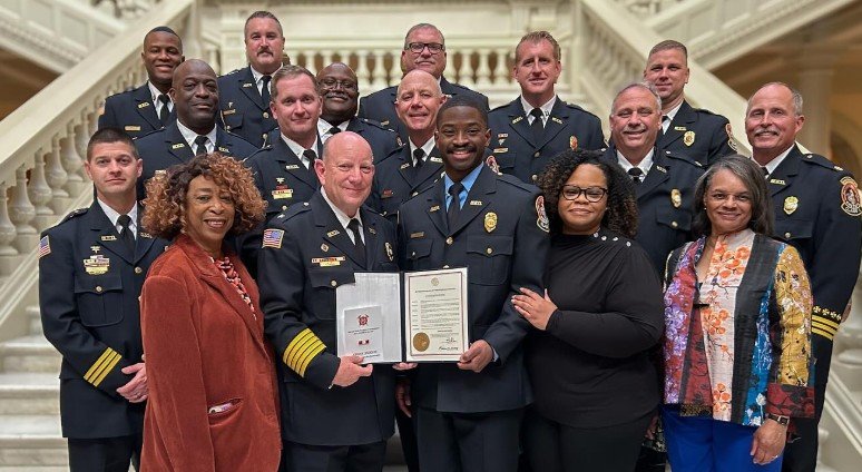 Macon-Bibb Firefighter Named Georgia Rookie of the Year