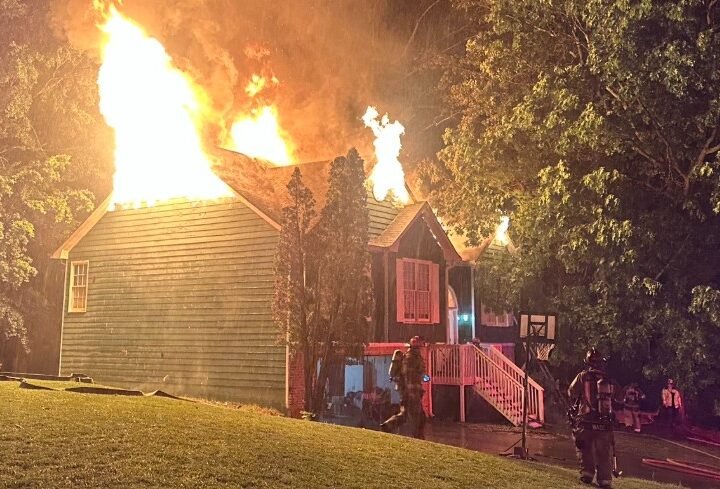 Firefighter Injured in Lawrenceville House Fire Sparked by Lightning Strike