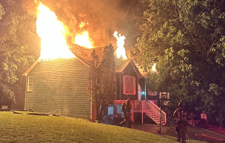 Firefighter Injured in Lawrenceville House Fire Sparked by Lightning Strike Firefighter Injured in Lawrenceville House Fire Sparked by Lightning Strike