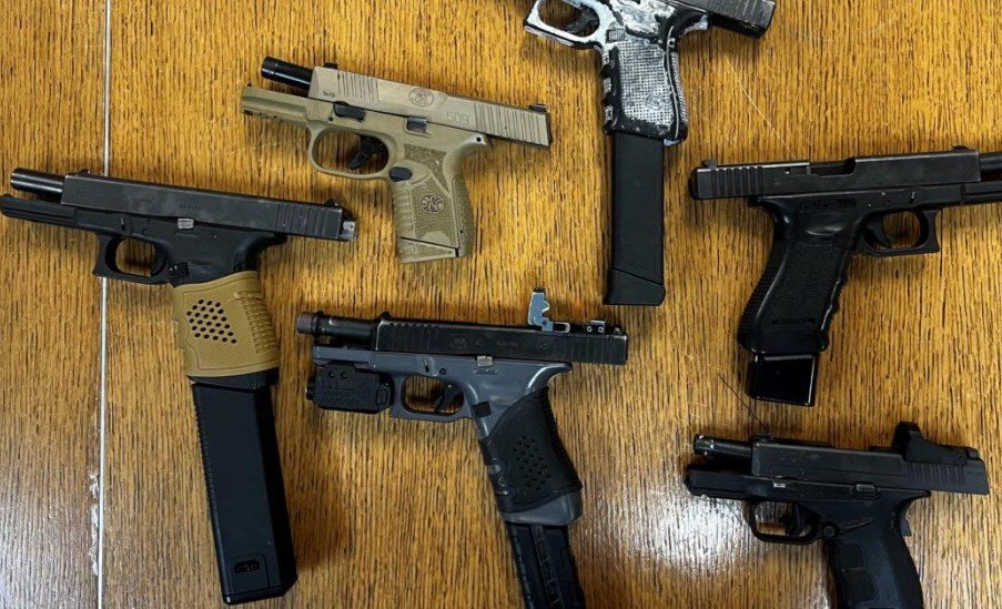 Traffic Stop on I-20 Leads to Arrest of Four Men, Seizure of Six Firearms, Three with Machine Gun Conversions Traffic Stop on I-20 Leads to Arrest of Four Men, Seizure of Six Firearms, Three with Machine Gun Conversions