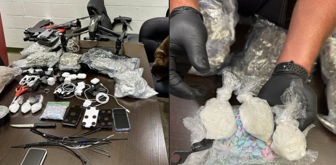 Two Women Caught with Drone, Drugs, and Contraband Outside Washington State Prison