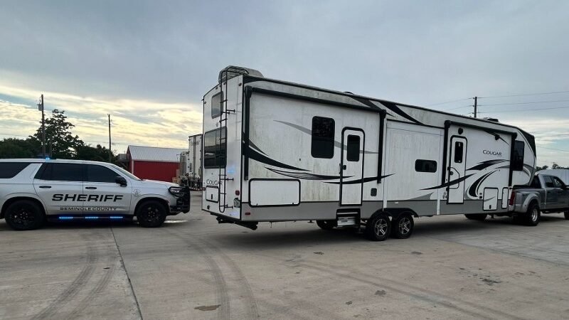 Stolen RV Recovered, Three Arrested in Seminole County Traffic Stop