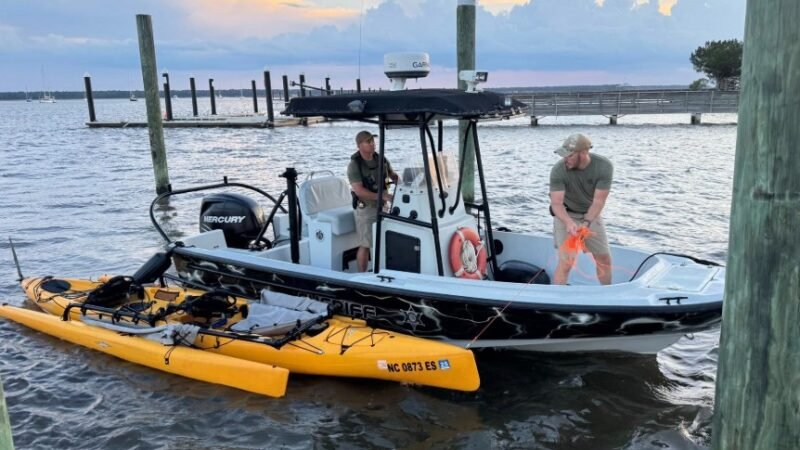 Overturned Catamaran Rescued After Dangerous Waters Near Cumberland Island