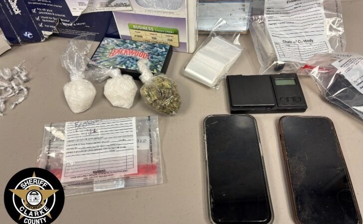 Meth, Fentanyl, and Firearms Seized in Clarke County Drug Bust
