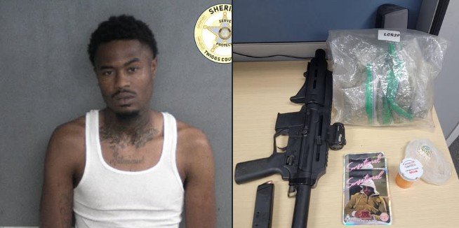 Convicted Felon Found with Drugs and Loaded Rifle During I-16 Traffic Stop in Twiggs County