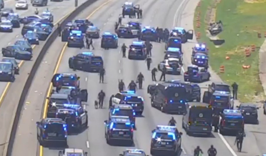 Gunfire Erupts During High-Speed Chase on I-285; 19-Year-Old Suspect in Custody