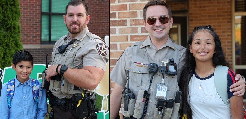 Paulding County Deputies Pay Tribute to Fallen Deputy by Escorting His Children to School