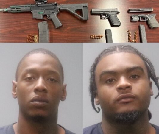 Muscogee County Deputies Arrest Two, Seize Stolen Firearms Including Fully Automatic Weapon