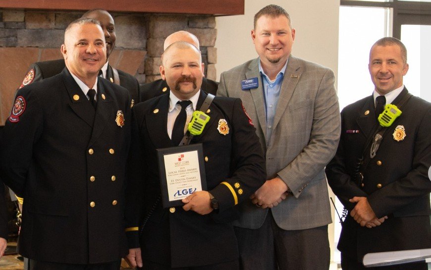 Cobb County Fire Lieutenant Honored with 2025 Local Hero Award Cobb County Fire Lieutenant Honored with 2025 Local Hero Award