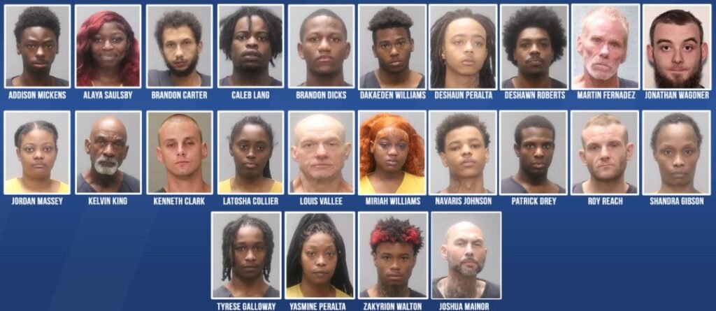 Columbus Police Make 28 Arrests in Major Property Crime Sweep