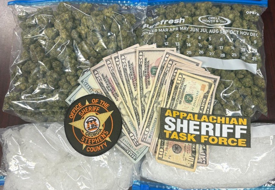Three Arrested in Toccoa Drug Trafficking Investigation; Over Two Pounds of Meth Seized
