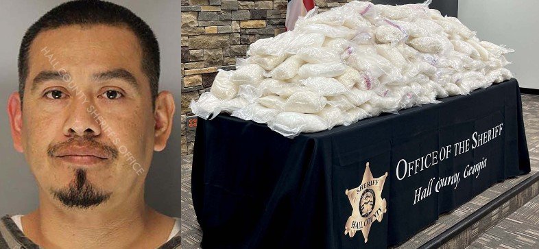 Hall County Deputies Seize .5 million in Meth Hidden in Fruit Shipment; Driver Arrested