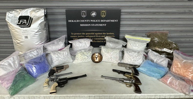 DeKalb County Police, DEA Dismantle Major Pill Mill in Stone Mountain; Two Arrested, 48 Pounds of Meth Seized