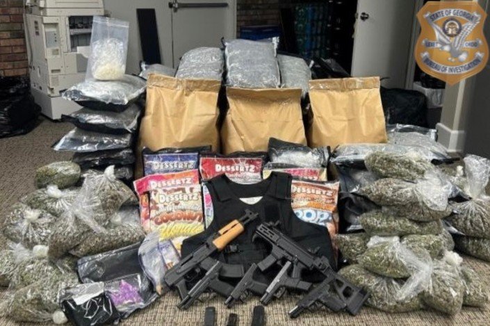 Fulton County Man Arrested After Seizure of 400 Pounds of Marijuana, Firearms, and Alprazolam