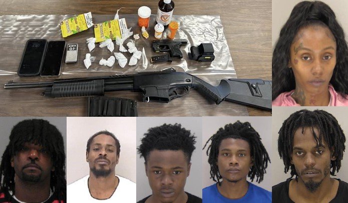 Six Arrested, Fentanyl and Firearms Seized in SWAT-Led Raid at Augusta Budgetel Inn