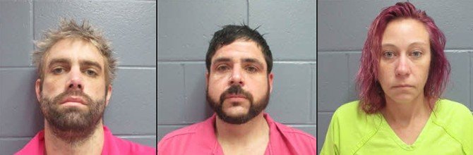 Taylor Brookerd, Jason Pinner and Nicole Sutherland