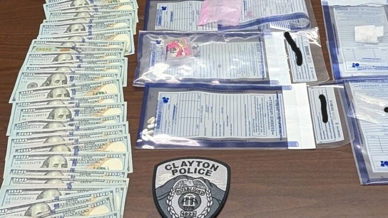 Clayton Police Arrest Two in Drug Trafficking Investigation; Cocaine, Fentanyl Seized