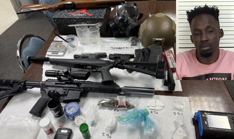 Multi-Agency Drug Raid in Kingsland Nets Narcotics, Firearms; One Arrested
