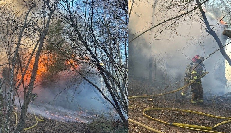 Wind-Driven House Fire Spreads to Nearby Properties in Athens, Displacing Residents