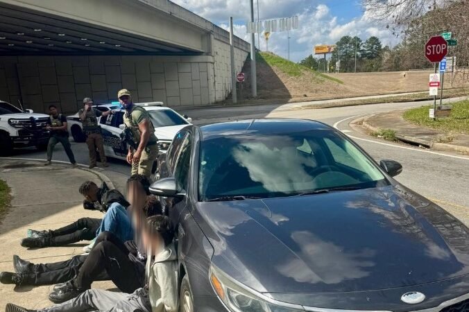 Five Teens Arrested After Stolen Car Traffic Stop in Bibb County