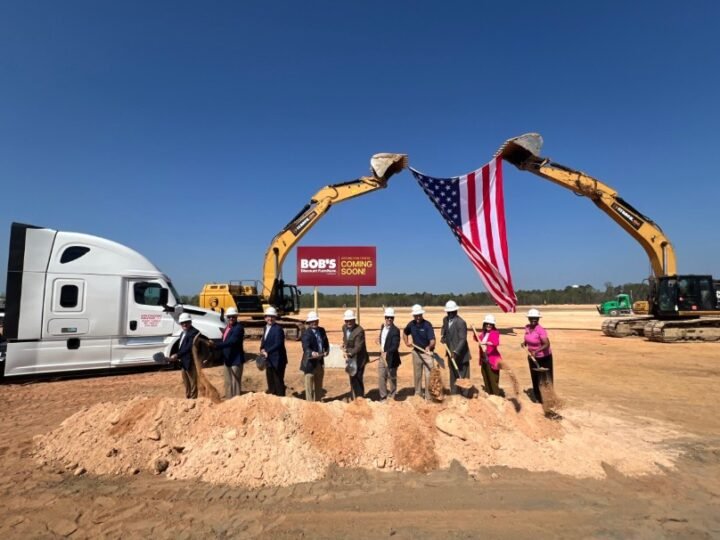 Bob’s Discount Furniture Breaks Ground on  Distribution Center in Macon