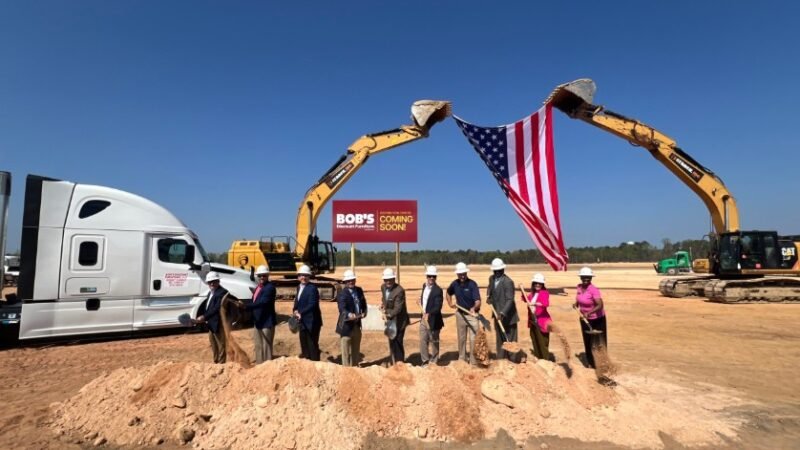 Bob’s Discount Furniture Breaks Ground on  Distribution Center in Macon