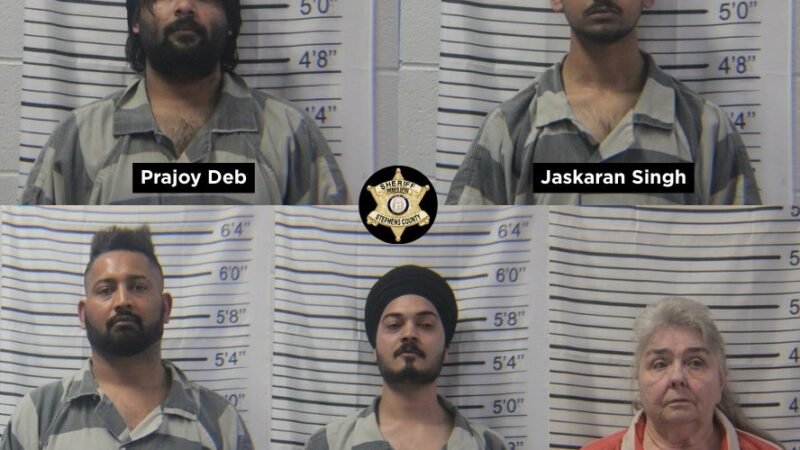 Five Arrested in Undercover Operation Targeting Sales of Vapes, Alcohol to Minors in Stephens County