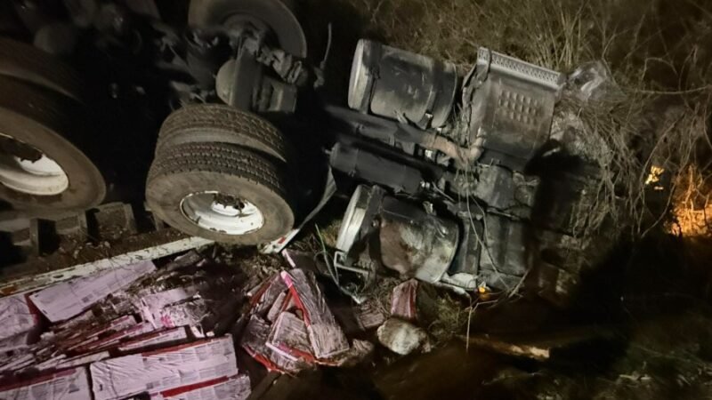 Semi-Truck Crash on I-75 in Bibb County Leaves Driver Dead