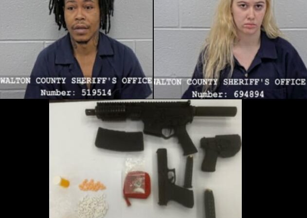 Two Arrested After Gunfire Report Leads to Drug and Weapons Seizure in Walton County