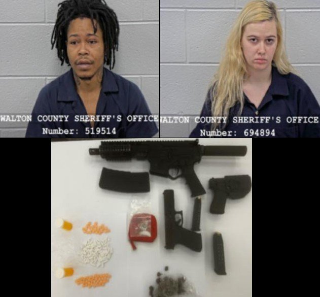 Two Arrested After Gunfire Report Leads to Drug and Weapons Seizure in Walton County