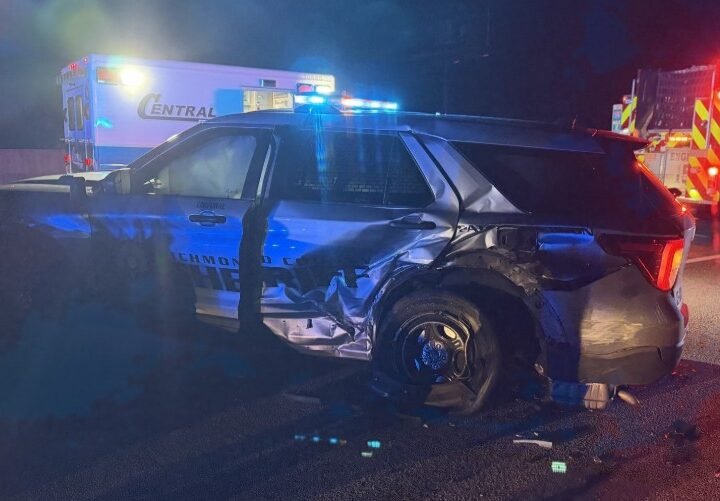 Deputy Ejected After Patrol Vehicle Struck on Bobby Jones Expressway; Suspect Arrested